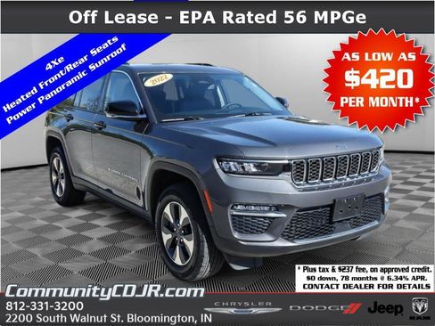 Used 2022 Jeep Grand Cherokee Limited 4xe AWD/4WD image 1
