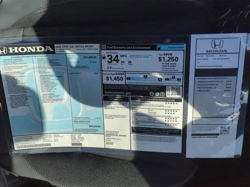 New 2026 Honda Civic Sport image 21