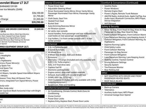 Used 2022 Chevrolet Blazer LT image 7