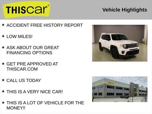 Used 2019 Jeep Renegade Sport w/ UConnect 7.0 Group FWD image 10