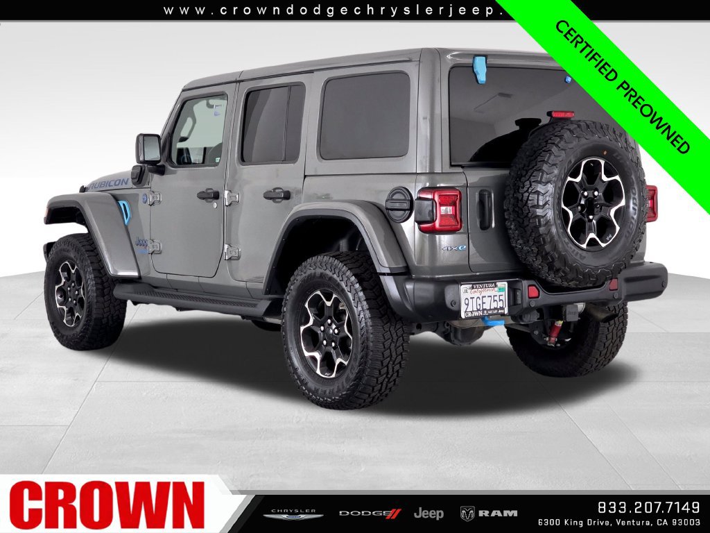 Used 2021 Jeep Wrangler Unlimited Rubicon 4xe w/ Steel Bumper Group AWD/4WD image 5