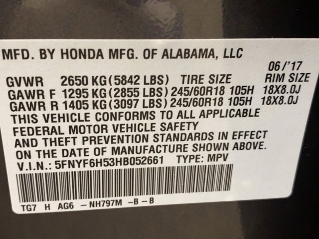 Used 2017 Honda Pilot EX-L image 31