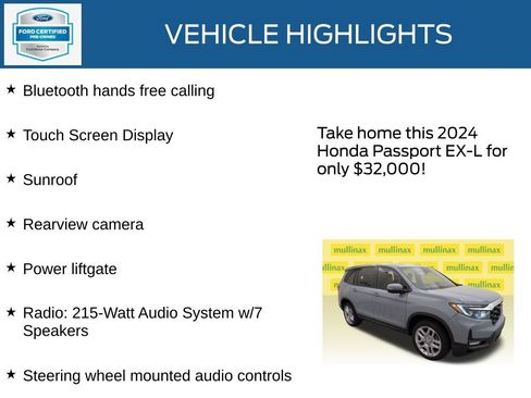 Used 2024 Honda Passport EX-L image 22