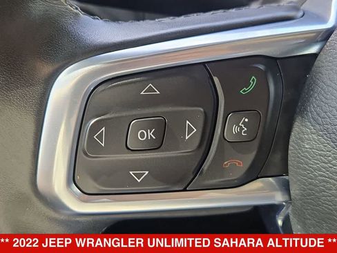Used 2022 Jeep Wrangler Unlimited Sahara AWD/4WD image 22
