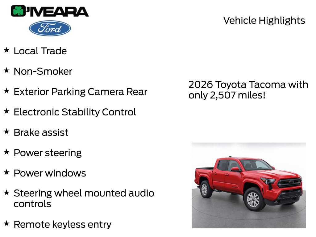 Used 2026 Toyota Tacoma TRD Sport AWD/4WD image 7