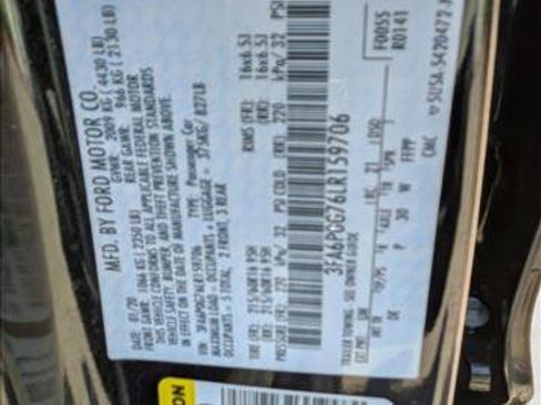 Used 2020 Ford Fusion S FWD image 22