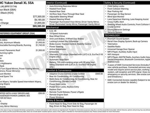 Used 2023 GMC Yukon XL Denali RWD image 2