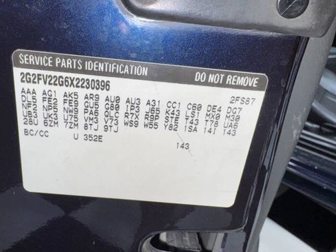 Used 1999 Pontiac Firebird Formula w/ Security Pkg image 59