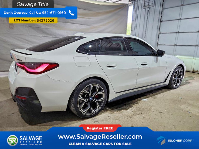 Used 2023 BMW i4 eDrive40 w/ M Sport Package RWD image 4