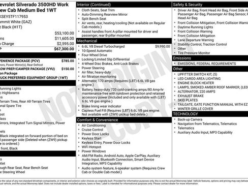 New 2026 Chevrolet Silverado 3500 W/T w/ WT Convenience Package image 26
