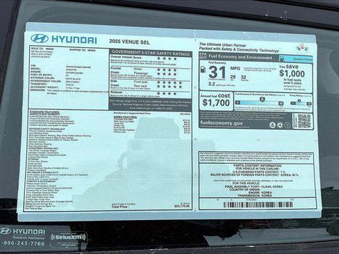 New 2025 Hyundai Venue SEL image 13