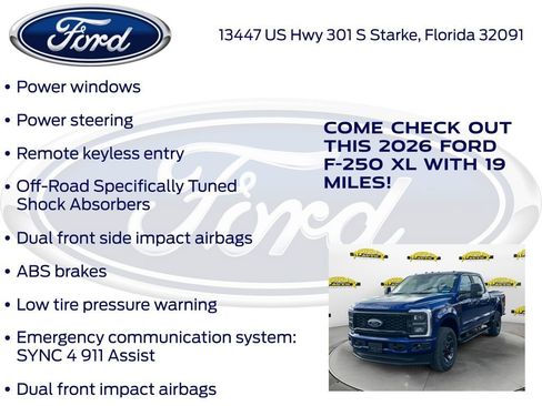 New 2026 Ford F250 XL w/ STX Appearance Package image 25