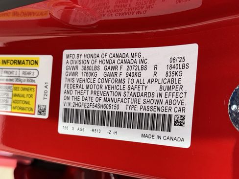 Used 2025 Honda Civic Sport image 36