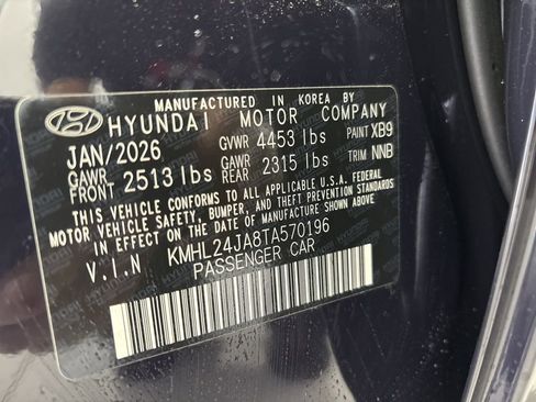 New 2026 Hyundai Sonata SE image 10