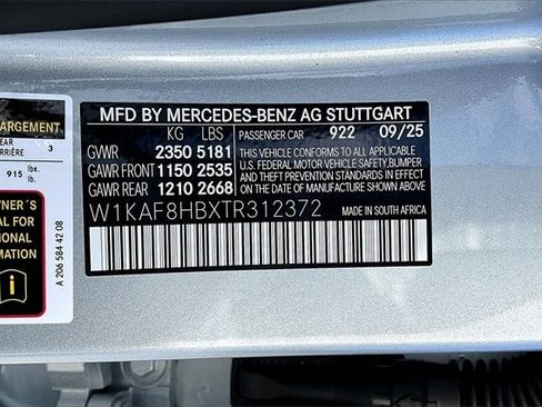 New 2026 Mercedes-Benz C 43 AMG 4MATIC Sedan image 16