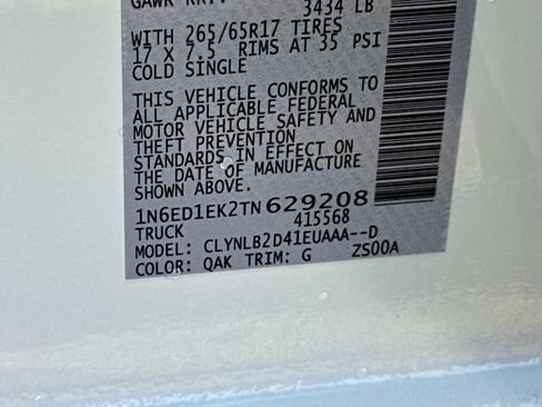 New 2026 Nissan Frontier SV w/ All-Weather Content Package image 27