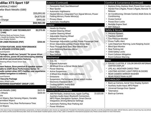 Used 2020 Cadillac XT5 Sportv image 7