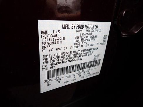 Used 2022 Ford Explorer XLT w/ Equipment Group 202A image 23