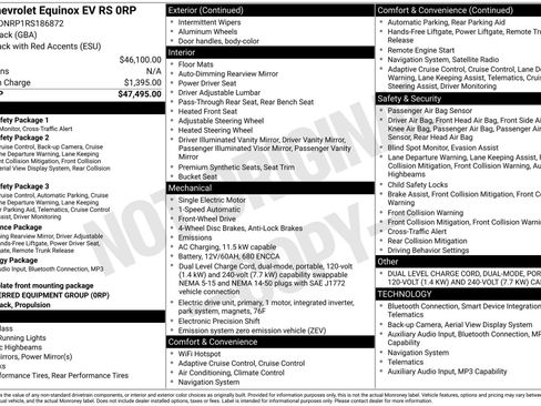 Certified 2024 Chevrolet Equinox EV RS FWD image 4