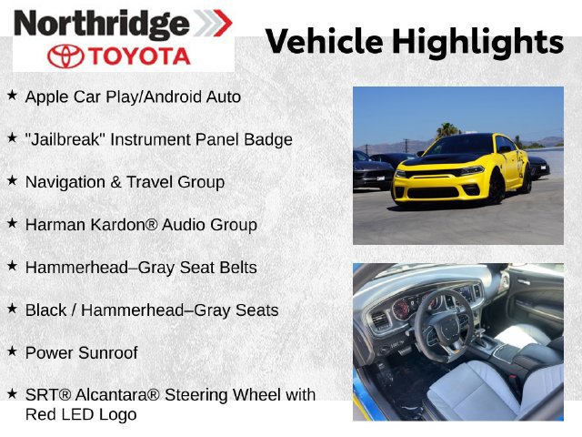 Used 2023 Dodge Charger SRT Hellcat w/ Harman/Kardon Audio Group RWD image 3