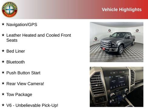 Used 2016 Ford F150 Lariat w/ Equipment Group 502A Luxury AWD/4WD image 2