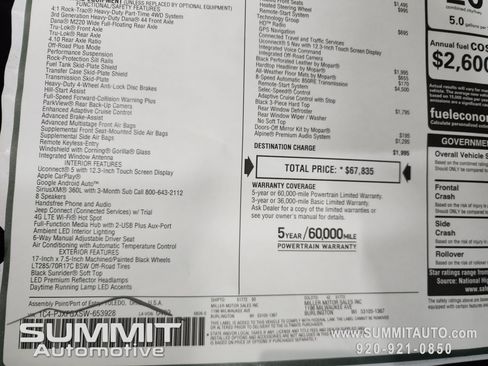 New 2025 Jeep Wrangler Unlimited Rubicon w/ Steel Bumper Group image 11