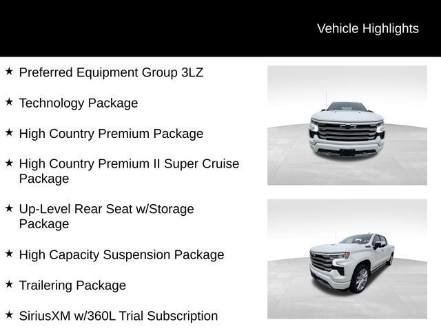 Used 2025 Chevrolet Silverado 1500 High Country AWD/4WD image 13
