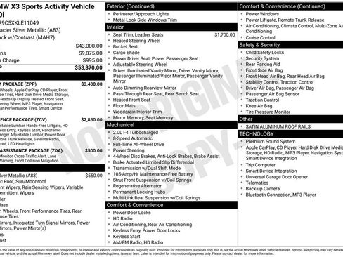 Used 2019 BMW X3 xDrive30i image 3