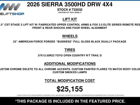 Used 2026 GMC Sierra 3500 Denali Ultimate AWD/4WD image 2