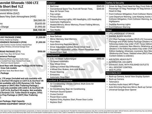 Used 2024 Chevrolet Silverado 1500 LTZ w/ Technology Package AWD/4WD image 27