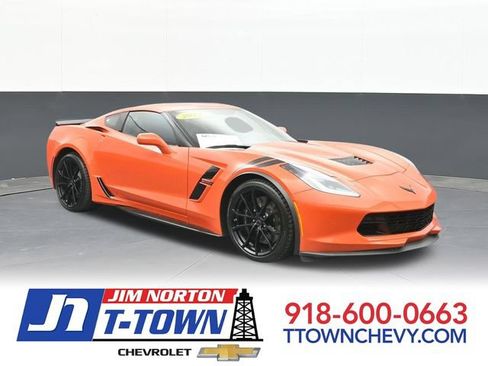 Used 2019 Chevrolet Corvette Grand Sport w/ Grand Sport Heritage Package RWD image 1