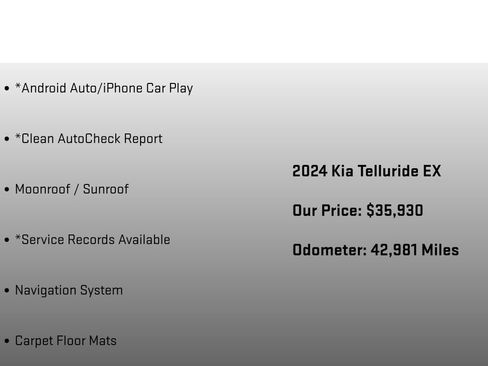 Used 2024 Kia Telluride EX AWD/4WD image 12