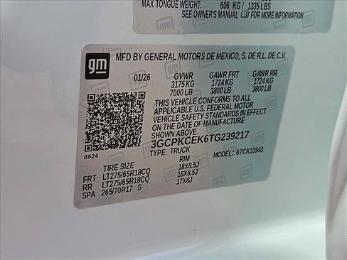 New 2026 Chevrolet Silverado 1500 Custom Trail Boss AWD/4WD image 16