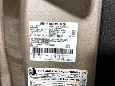 Used 2013 Ford F150 XLT w/ XLT Chrome Pkg image 35