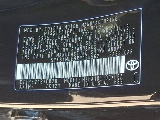 Used 2024 Toyota Corolla LE FWD image 25