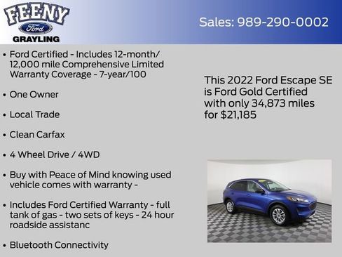 Certified 2022 Ford Escape SE image 5