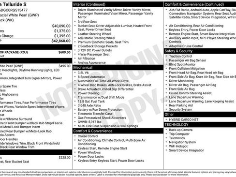 Used 2024 Kia Telluride S w/ S Sunroof Package image 6
