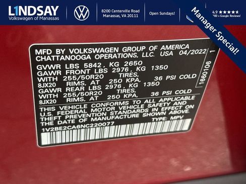 Used 2022 Volkswagen Atlas Cross Sport SEL image 25