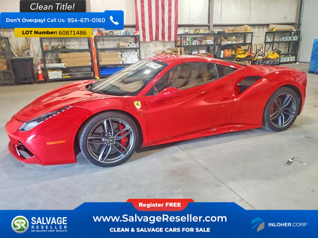 Used 2016 Ferrari 488 GTB RWD image 1