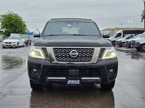 Used 2019 Nissan Armada Platinum w/ Captain's Chairs Package image 2