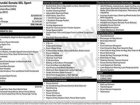 New 2026 Hyundai Sonata SEL image 7