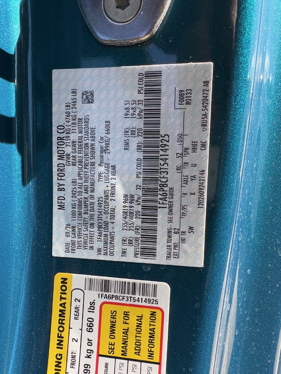 New 2026 Ford Mustang GT Premium RWD image 28