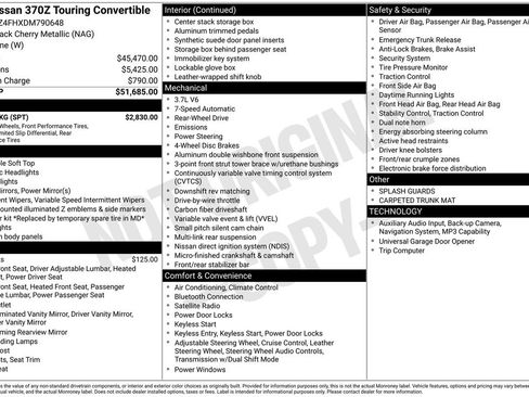 Used 2013 Nissan 370Z Touring w/ Sport Pkg image 44