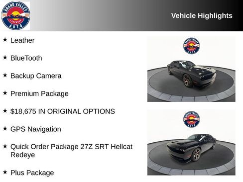 Used 2020 Dodge Challenger SRT Hellcat Redeye RWD image 2