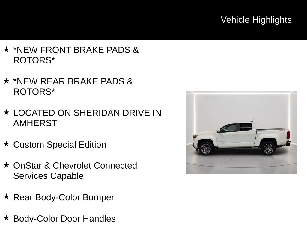 Used 2020 Chevrolet Colorado W/T w/ Custom Special Edition AWD/4WD image 5
