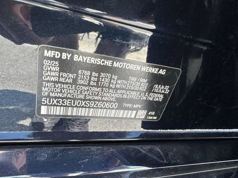 Used 2025 BMW X5 M60i w/ Executive Package AWD/4WD image 46