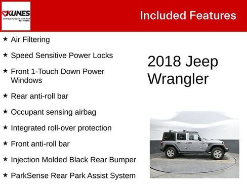 Used 2018 Jeep Wrangler Unlimited Sport S image 3