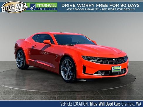 Used 2021 Chevrolet Camaro LT w/ RS Package RWD image 1