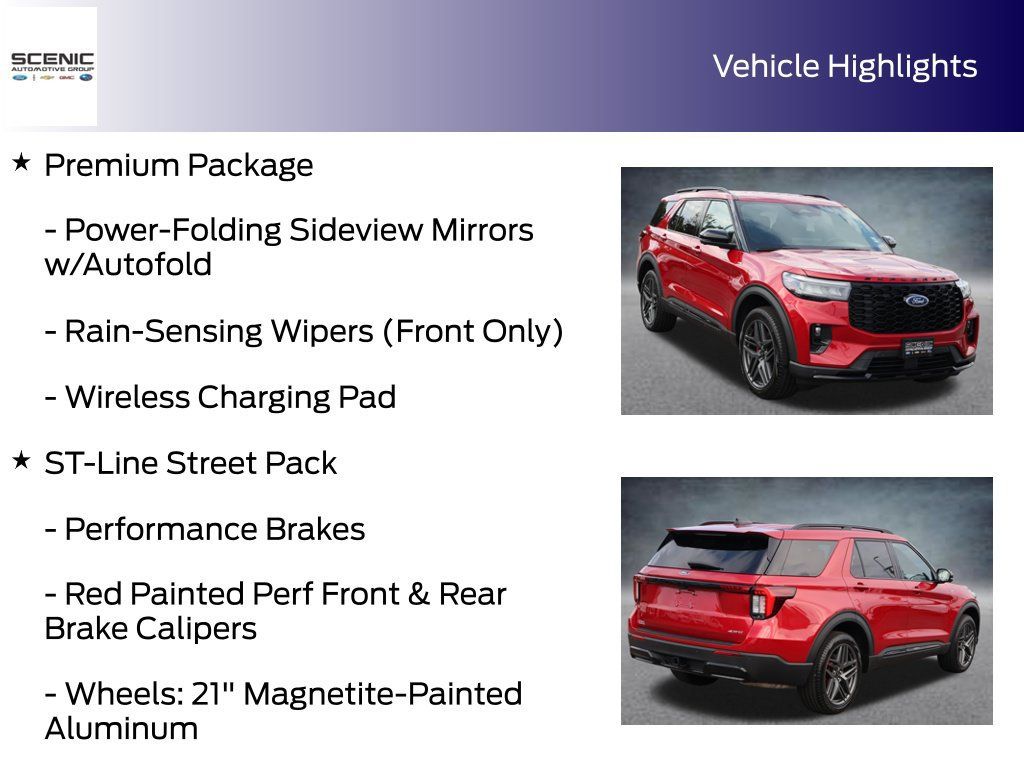 Used 2025 Ford Explorer ST-Line w/ Premium Package AWD/4WD image 10