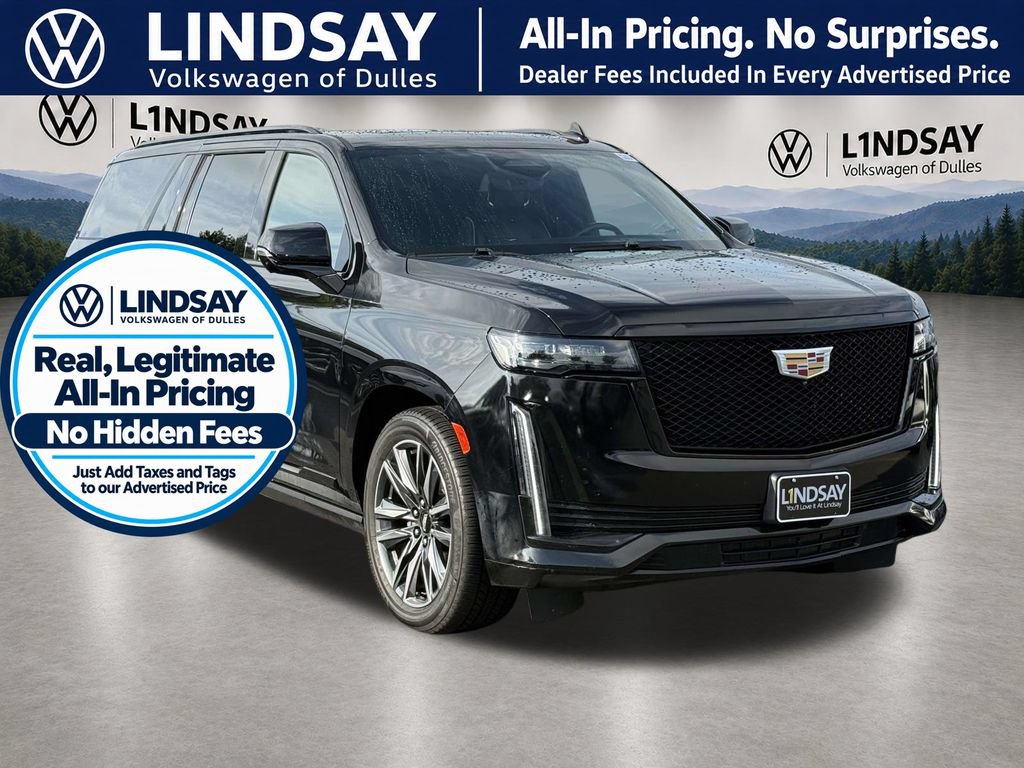 Used 2022 Cadillac Escalade ESV Sport w/ Touring Package AWD/4WD image 1